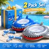 2-Pack Shark Pool Floats for Kids – Ride-On Inflatable Toys