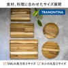 Tramontina 13454/051 Wood Cutting Board, Anti-Microbial, Advance, S, 11 x