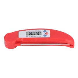 Food Thermometer, Widely Used Meat Thermometer Autooff Calibration Function with Foldable Probe for Kitchen