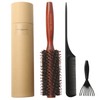 Tokyo Belconatch Pig Hair Brush, Curl Brush, Blow Brush, Straight