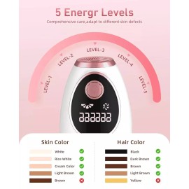AMZGIRL Laser Hair Removal for Women Men Bikini Legs Arms