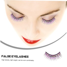 Baluue 5sets Stage Performance Eyelashes Exaggerated False Lashes User-friendly for Personal or Professional 5pairs*5