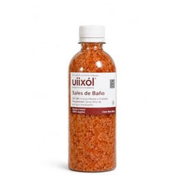 Uiixol Aceites Esenciales - Sales de Baño para Tina con Sal Marina y Sal Epsom, Efecto Relajante y Aromaterapia, Aroma a Cacao queFavorece la Fuerza  