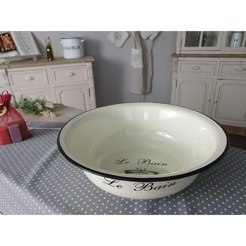 Ambiente Haus 51223 Washing Bowl 32 cm Enamelled