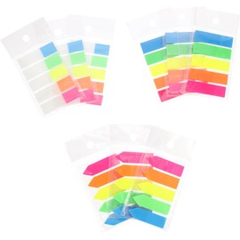 900 piezas Etiquetas Adhesivas Índice Coloridas Notas Adhesivas para Clasificar Libros y Documentos Kit de Papelería para Oficina y Estudio