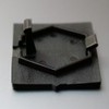 Emblem Holder Black Cascade Compatible with Vespa and Piaggio Holder