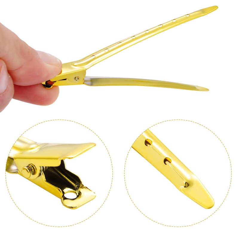 24 Packs Duck Bill Clips, Bantoye 3.35 Inches Rustproof Metal