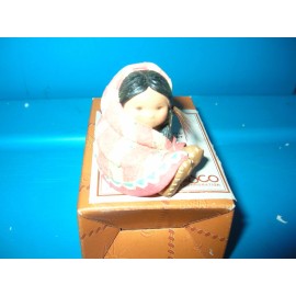 Enesco 1994 Friends of a Feather Enesco Resin Figurine “Wrapped in Love” 115649