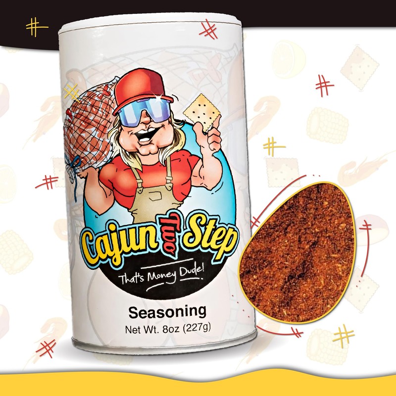 Cajun Two Step Seasoning by StaleKracker - 3 pck, Original