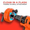 MEISTERFAKTUR drain snake 2.0 [50 FT] - with drill attachment