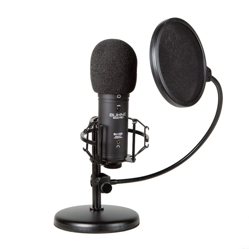 Buhne Industries BU-1SB Podcast Microphone