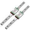 CNCYEAH MGN12H 2PCS Linear Rail Guide 400mm Miniature Linear Sliding