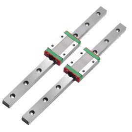 CNCYEAH MGN12H 2PCS Linear Rail Guide 400mm Miniature Linear Sliding Gide with 2PCS MGN12H Carriage Block for DIY 3D Printer and CNC Machine