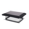 Shelter 13" x 18" Single Flue Bolt-On Chimney Cap, Fully