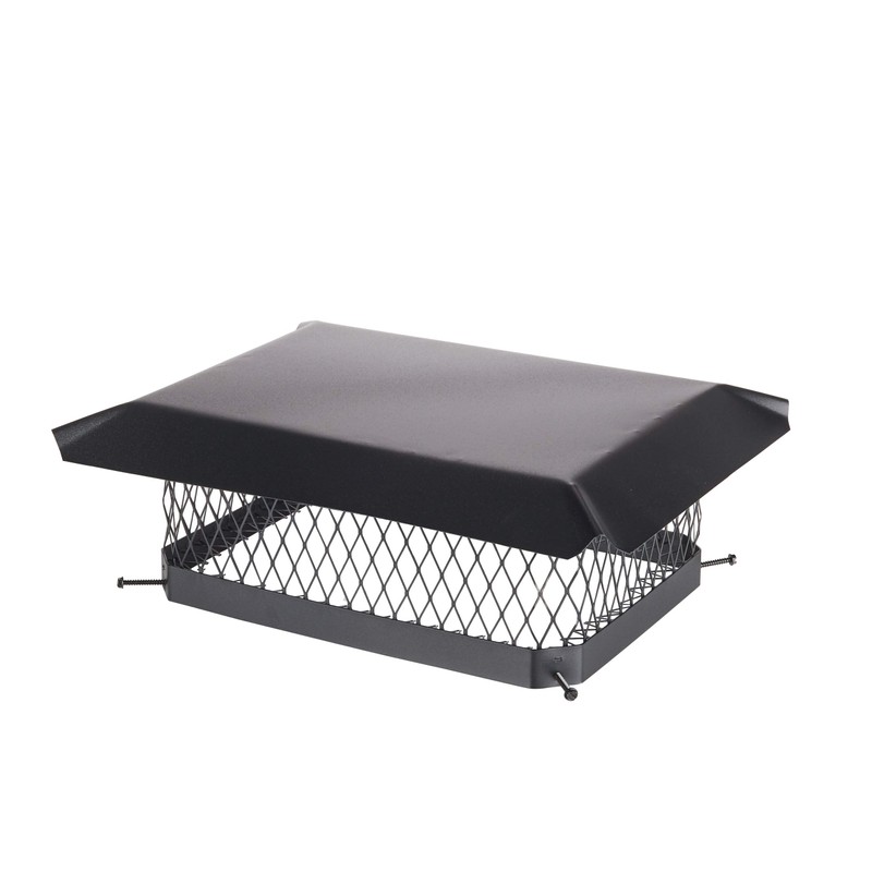 Shelter 13" x 18" Single Flue Bolt-On Chimney Cap, Fully