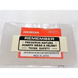 GENUINE HONDA PARTS HONDA SL70 XL70 XR75 Z50 (71-5) C70 ATC70 ATC90 GAS TANK DECAL STICKER BLACK OEM