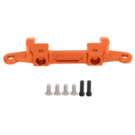Rear Bumper Bracket Aluminum Alloy Bumpers Mount RC Accessories for Axial 1/6 SCX6 CarOrange