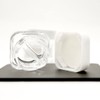 CannaAroma 60 Pack | 7ml Square Jar w/Dual Compartments (3.5ml
