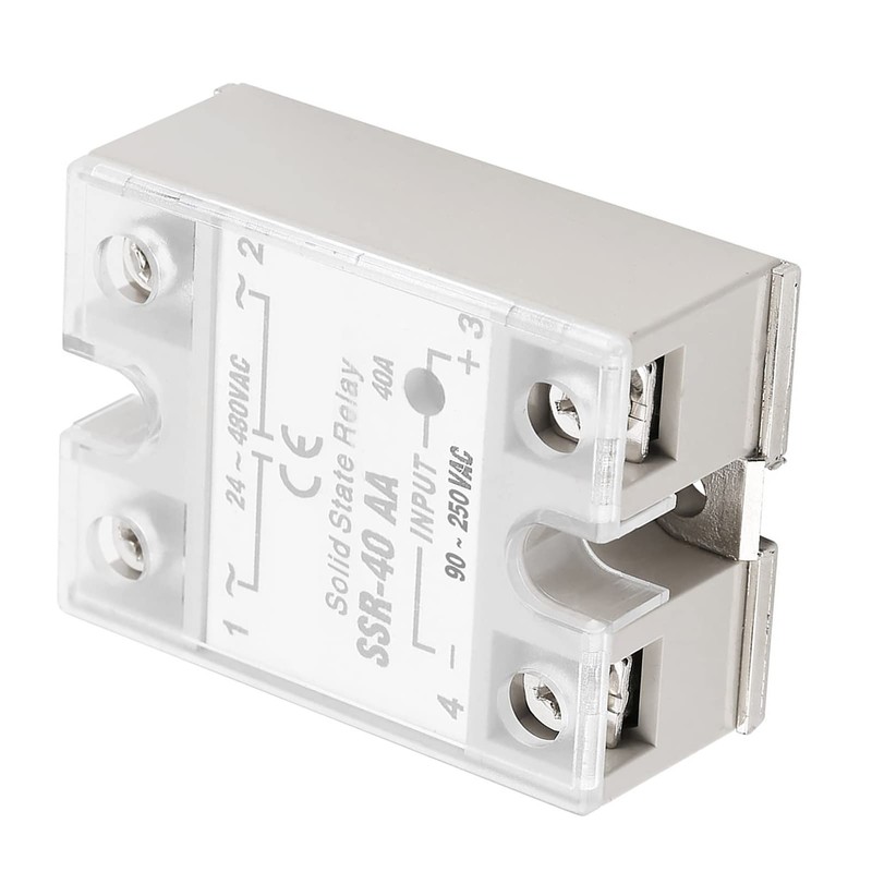 40A Solid State Relay Module Input 90-250V AC Output 24-480V
