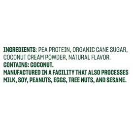 Vega Vega Protein Made Simple Protein Powder, Vanilla - Stevia Free, Vegan, Plant Based, Healthy, Gluten Free, Pea Protein for Women and Men, 2.2 lbs (Packaging May Vary)