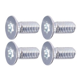 ICT Billet 4pc Bolt Kit - LS/LT Camshaft Retainer Thrust Plate Torx Flat Head FH Gen 3,4,5 Heavy Duty, High Strength, Zinc Coated, Grade 10.9 Steel 551950-CAM