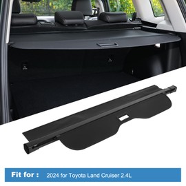 ECCPP Cargo Cover 2024-2025 for Toyota Land Cruiser Prado LC250 J250 / GX550 Black Carbon Fiber Texture Toyota Land Cruiser Prado LC250 J250＆GX550 Accessories 2024 2025 No Gap Trunk Cover