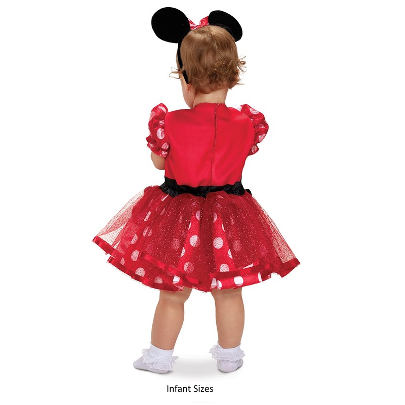 レッドミニーマウス ベビー用 Inf (6-12 mths)