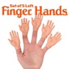 Set of Five Rubber Finger Hands Mini Puppets by Accoutrements