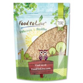 Food to Live California Unblanched Almond Flour, 3 Pounds Natural Meal, Finely Milled with Skin On, Raw Kosher Vegan Keto Paleo, Low Carb Low Sodium, Good Source of Fiber and Protein