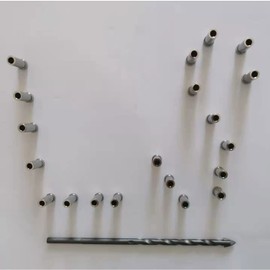 NPTKS 20 pcs of Stainless Steel Protector Sleeves Protective Cable Railing Kit Hardware Grommet for 1/8" Wire Rope Wood Posts T316 Marine Grade Deck Stair Railing