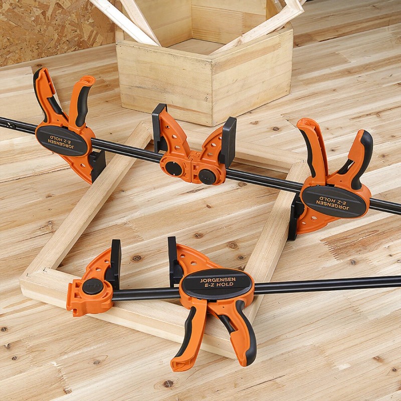 Jorgensen 2PACK 6" One Hand Clamp/Spreader Set 300LBS Clamping Force