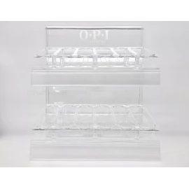 OPI Empty Clear Nail Polish Display Rack - Hold Up to 36 Bottles - BRAND NEW