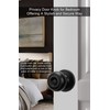 goldenwarm Black Interior Door Knobs, Matte Black Keyless Privacy Door