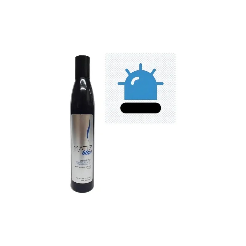Shampoo Matizador Azul Matiz Edengi 330 Ml