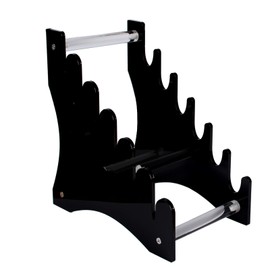 WANLIAN Knife Display Stand,Knife Holder Knife Storage Rack Acrylic Knife Display Case for Survival, Outdoor, EDC Mini Knife,dagger(Black)