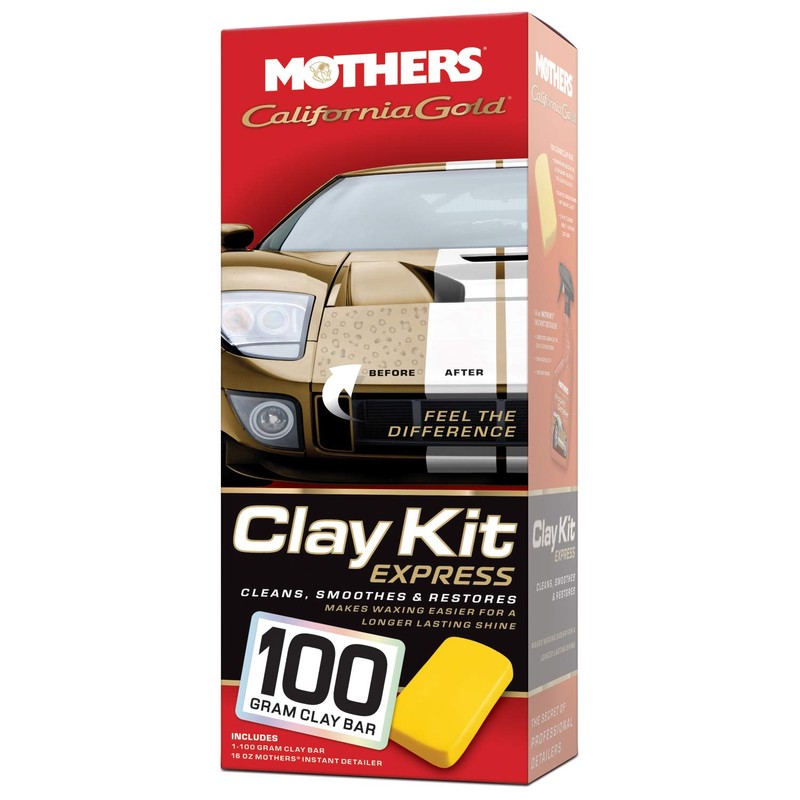 Mothers California Gold Clay Kit, 1 100-gram Clay Bar +