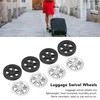4Pcs Luggage Swivel Wheels Lightweight Flame Retardant Heat Insulation Suitcase