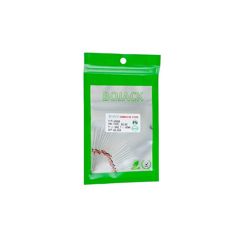 BOJACK 1N34A Germanium Diode 50 mA 65V Axial 1N34A 50