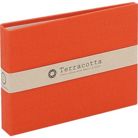 ナカバヤシ テラコッタ 溶着式ポケットアルバム チェキ40枚収納 レッド TER-CK2P-90-R