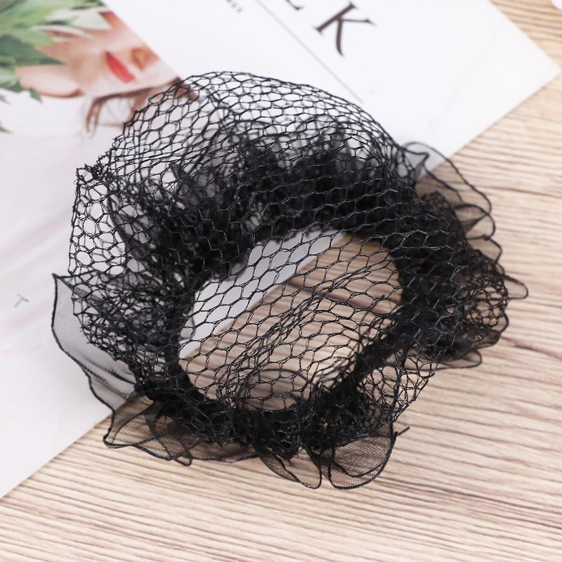 HEALLILY 30 Piezas moño redecillas para el cabello cubierta de
