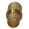 XFITTING 25 Pieces 5/8" x 3/4" Pex Reducing Coupling, Brass,