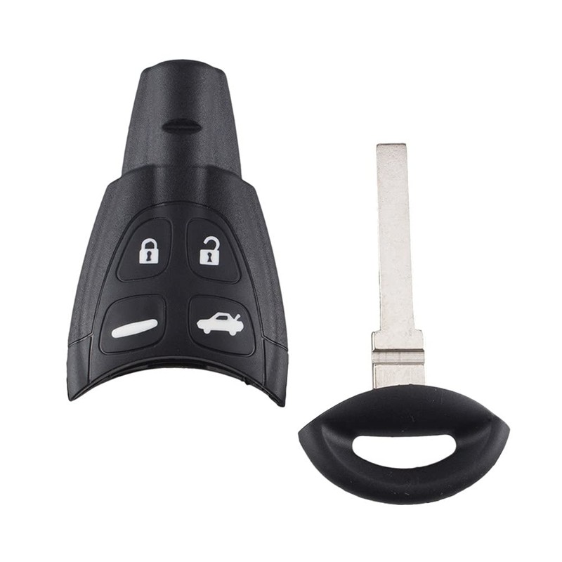 Happyit Plastic Car Key Remote Control for SAAB 9-3 9-5