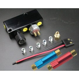 espeedpro21 Black Adjustable Proportioning Valve And Distribution Block Disc/Drum