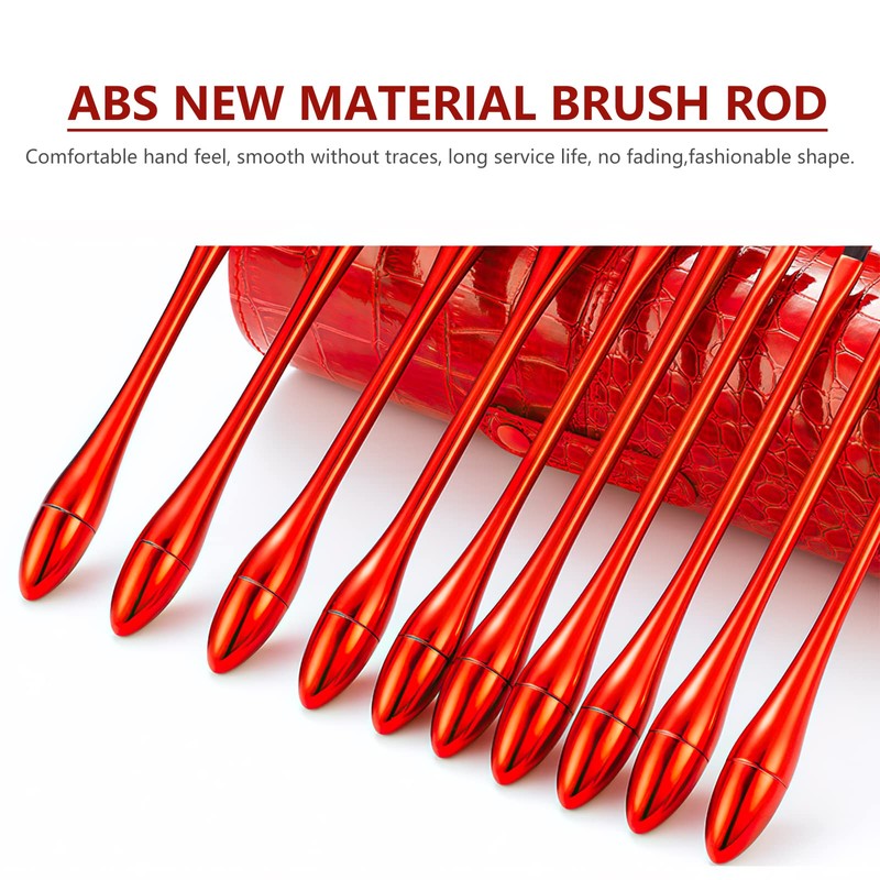 Generic 8SNQ 10pcs Synthetic Foundation Concealer Powder Blush Eyeshadow Eyebrow