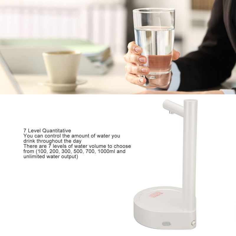 5 Gallon Smart Table Water Dispenser 7 Level Quantitative USB