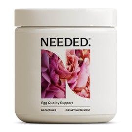Needed. Egg Quality Support - Optimally Formulated Antioxidants Supplement to Support Egg Quality - Fertility Support - Fertility Supplement for Women - 60 Capsules - 30 Day Supply