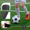 2 Pairs Mini Shin Pads for Football, 9.5 x 6