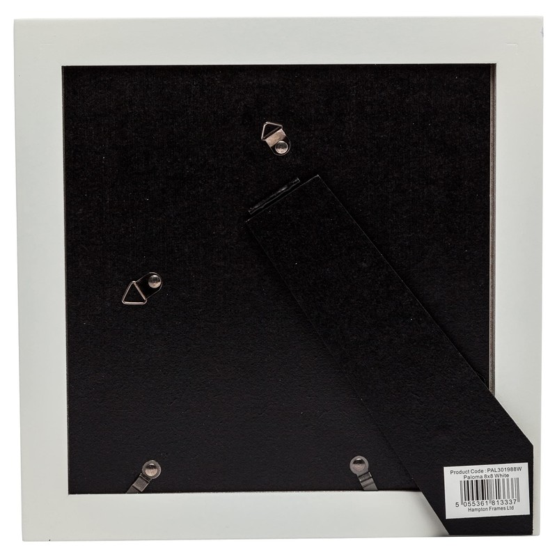 Hampton Frames PALOMA 8x8 (20x20cm) White Square Picture Photo Frame