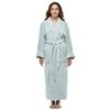 ESKYMODE Womens Soft Cotton Bathrobe, Ankle Length Long Women's Plush