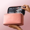 By Caitlyn Collection Luxury Coral Makeup Bag - A Spacious